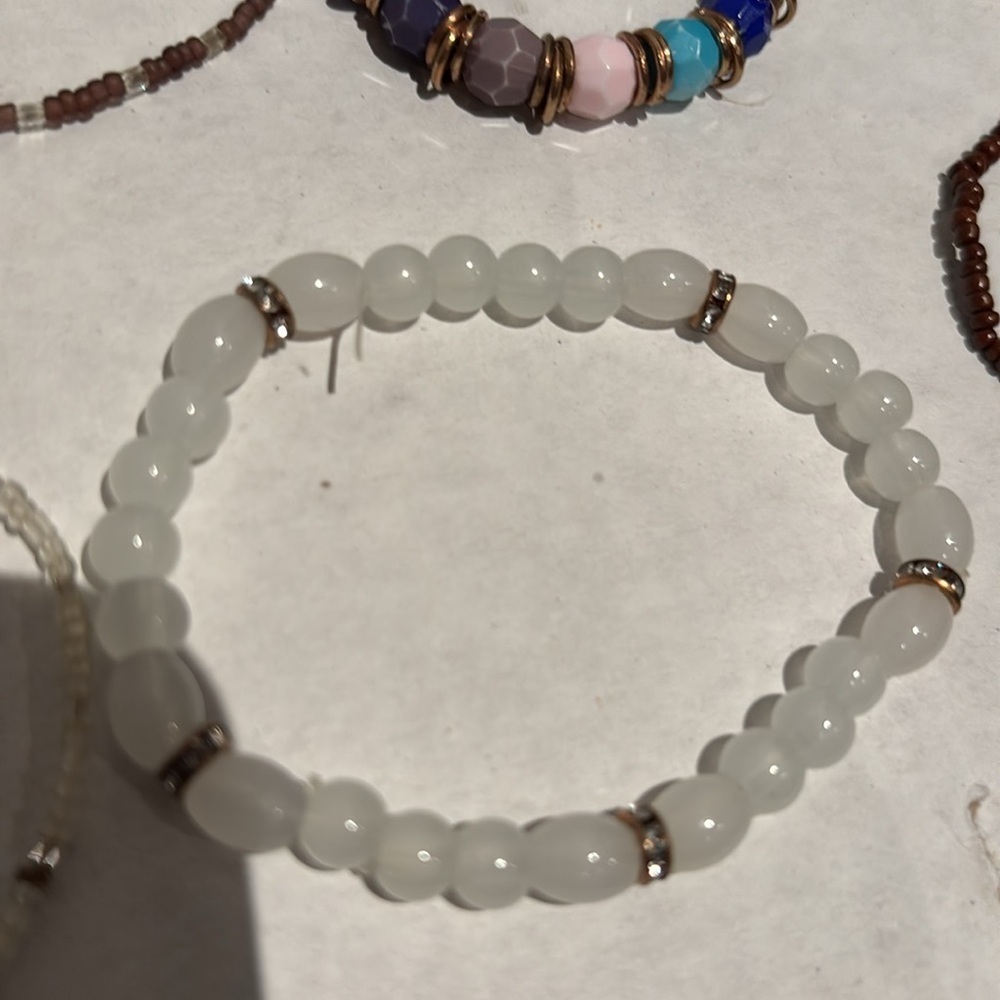 Multicolor Beaded Bracelet Stack - Picture 9 of 11